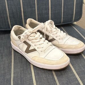 Vans Cream and Brown Men's Sneakers